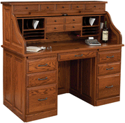 Amish Lincoln Roll-Top Desk