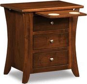 Amish Caledonia 3 Drawer Nightstand