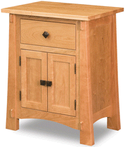Amish Modesto 2 Door / 1 Drawer Nightstand