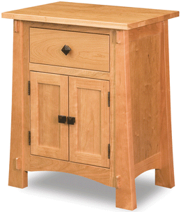 Amish Modesto 2 Door / 1 Drawer Nightstand