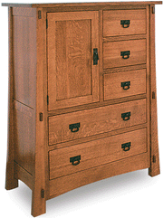 Amish Modesto Door Chest