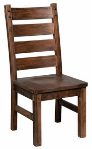 American-Made Clarence Chair in Rough Sawn Wormy Maple