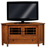 Amish Centennial Corner Media Stand
