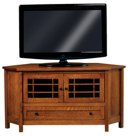Amish Centennial Corner Media Stand