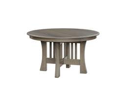 Amish Arts and Crafts Single Base Table