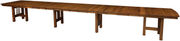 Amish Hartford Trestle Extendable Table