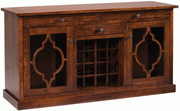 Amish Bellamy Wine Cabinet