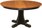Amish Ridgewood Single Base Table