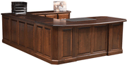 Amish Fifth Avenue U-Desk with Hutch