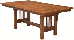 Amish West Point Mission Trestle Table