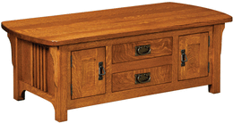 Amish Craftsman Cabinet Coffee Table