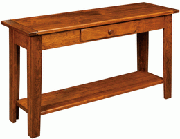 Amish Homestead Rustic Sofa Table