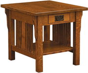 Amish Elliot Mission End Table