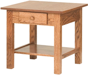 Amish Open Mission End Table