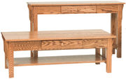 Amish Slat Mission Sofa Table