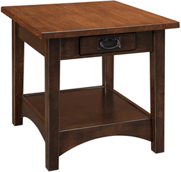 Amish Arts & Crafts End Table