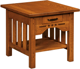Amish Boulder Creek End Table