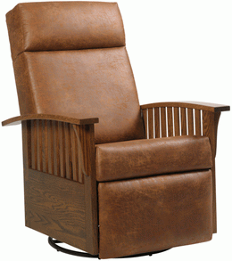 Amish Windsor Swivel Glider Recliner