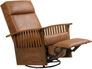 Amish Windsor Swivel Glider Recliner