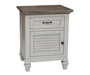 American-Made Coastal Retreat 1 Drawer/1 Door Nightstand