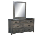 Amish Portica Dresser with Mirror