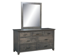 Amish Portica Dresser with Mirror