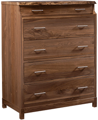 Amish Westmere Live Edge Chest of Drawers