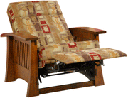 Amish Pendelton Mission Recliner