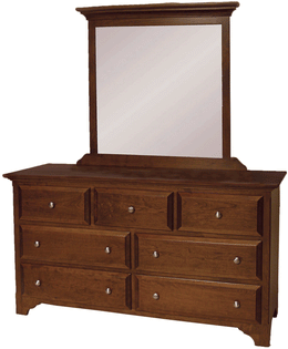 Amish Richfield Dresser with Mirror