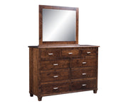 Amish Saybrook Mule Dresser with Mirror