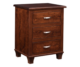 Amish Saybrook 3 Drawer Nightstand