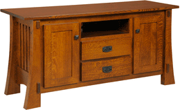 Amish Pendelton Mission Entertainment Unit