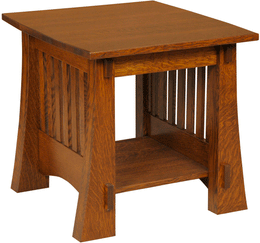 Amish Pendelton Mission End Table
