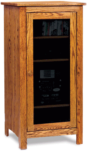 Amish Simple Mission Stereo Cabinet