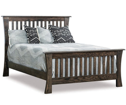 American-Made Trestle Slat Bed