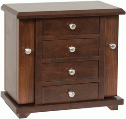 Amish Dresser Top Jewelry Cabinet