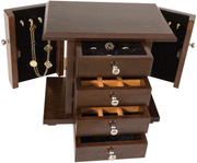 Amish Dresser Top Jewelry Cabinet