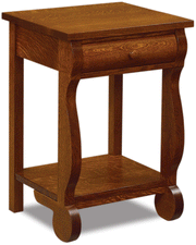 Amish Old Classic Sleigh Open Nightstand