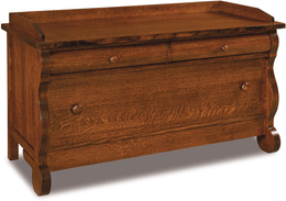 Amish Old Classic Sleigh Blanket Chest