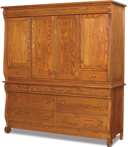 Amish Old Classic Sleigh Deluxe Mule Chest