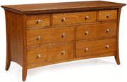 Amish Burlington Double Dresser