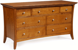Amish Burlington Double Dresser