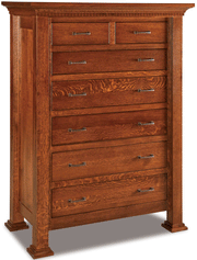 Amish J&R Empire 7 Drawer Chest