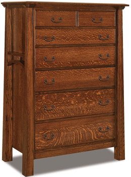 Amish Artesa 7 Drawer Chest