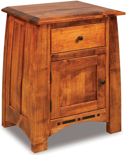 Amish Boulder Creek 1 Drawer/1 Door Nightstand
