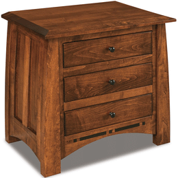 Amish Boulder Creek J&R 3 Drawer Nightstand