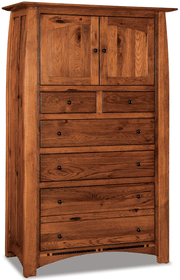 Amish Boulder Creek Chest Armoire