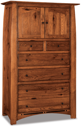 Amish Boulder Creek Chest Armoire