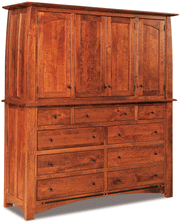 Amish Boulder Creek 2 Piece Mule Chest