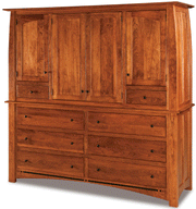 Amish Boulder Creek Deluxe Mule Chest
